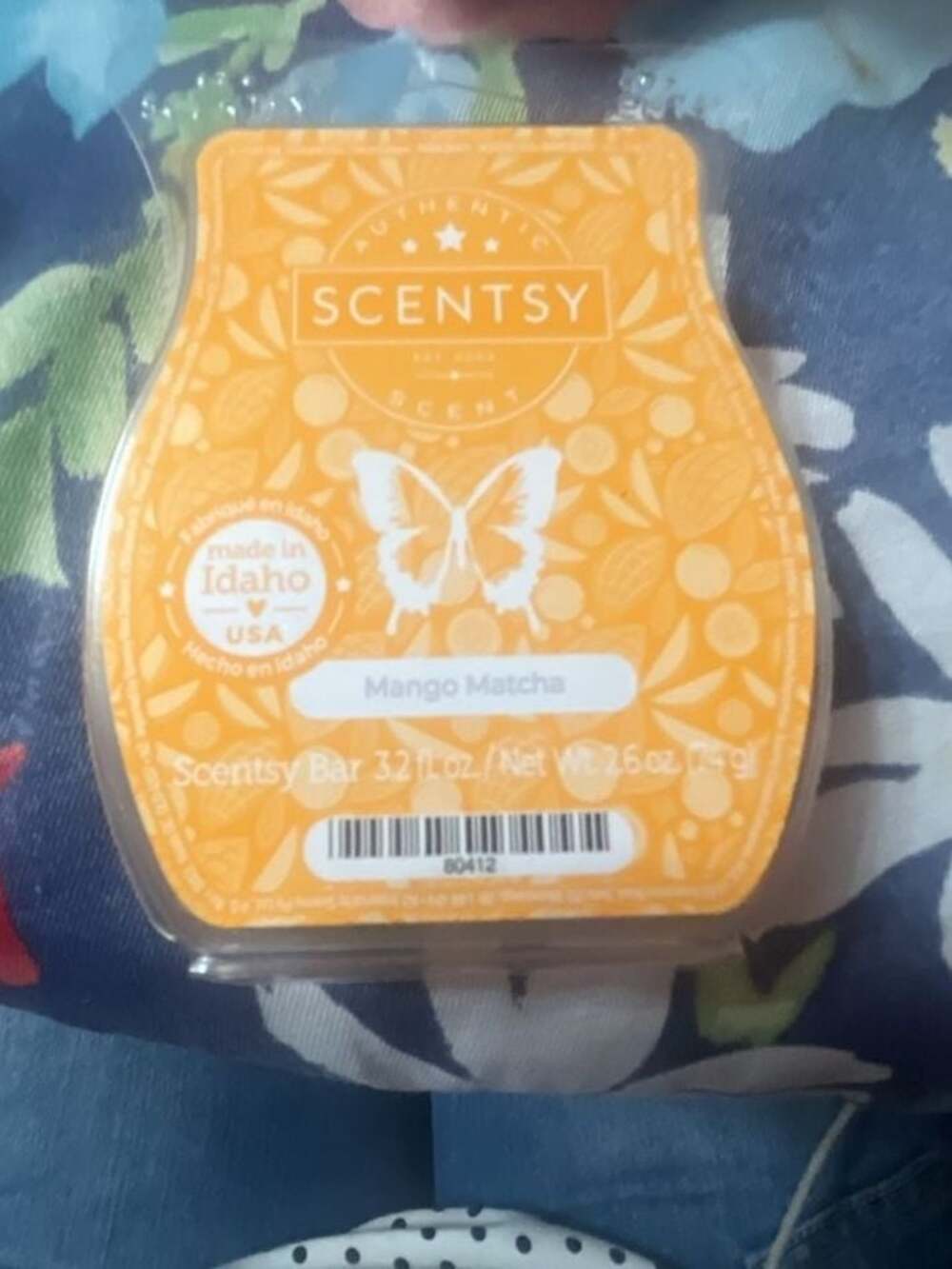 Scentsy Bar Mango Matcha Wax Melt
